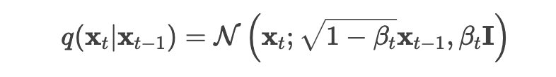 foward process in probability representation